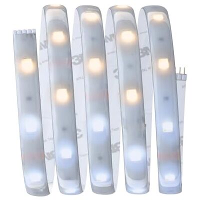 Paulmann 79876 LED Stripe MaxLED 250 basuppsättning 1,5 m belagd IP44 5,5 W 405 lm Tunable White 24VA dimbar ljusband plast 2700 K Paulmann 79876 LED Stripe MaxLED 250 basuppsättning 1,5 m belagd IP44 5,5 W 405 lm Tunable White 24VA dimbar ljusband plast 2700 K