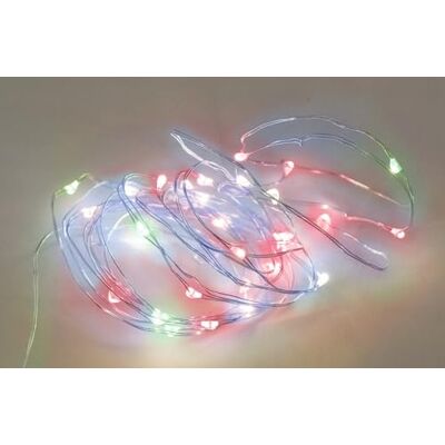WatioWave LED-trådledningstråd RGB 5 MT batteridriven WatioWave LED-trådledningstråd RGB 5 MT batteridriven