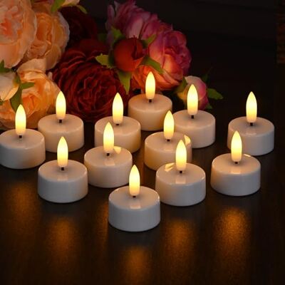 EXTSUD 12 stycken LED-värmeljus med timer, uppladdningsbara stearinljus, LED, teljus, flamlösa ljus, flimmer, stearinljus, nattlampa, elektriska värmeljus ungdomshorn, lykta, bord, vardagsrum, EXTSUD 12 stycken LED-värmeljus med timer, uppladdningsbara stearinljus, LED, teljus, flamlösa ljus, flimmer, stearinljus, nattlampa, elektriska värmeljus ungdomshorn, lykta, bord, vardagsrum,