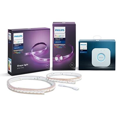 Philips ljusremsa med förlängning och bro, vit Philips ljusremsa med förlängning och bro, vit