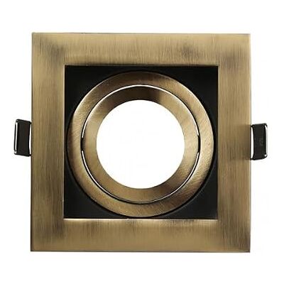Zarivy Fyrkantig infälld 1xGU10 i svart läder, mått 3,5 x 10 x 10 cm, skärning 9 x 9 cm, perfekt för dekorativ belysning. Zarivy Fyrkantig infälld 1xGU10 i svart läder, mått 3,5 x 10 x 10 cm, skärning 9 x 9 cm, perfekt för dekorativ belysning.