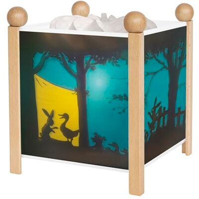Trousselier – skuggspel – nattlampa – magisk lykta – perfekt födelsegåva – färg trä natur – animerade bilder – lugnande ljus – 12 V 10 W glödlampa ingår – EU-kontakt Trousselier – skuggspel – nattlampa – magisk lykta – perfekt födelsegåva – färg trä natur – animerade bilder – lugnande ljus – 12 V 10 W glödlampa ingår – EU-kontakt