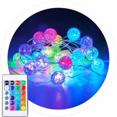 Monkey Ladder 3M flerfärgade LED-kulor med USB-port, fjärrkontroll, 24 funktioner RGB, IP44, designad för: inomhus- och utomhusdekoration. Monkey Ladder 3M flerfärgade LED-kulor med USB-port, fjärrkontroll, 24 funktioner RGB, IP44, designad för: inomhus- och utomhusdekoration.