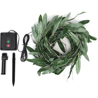 VoltShine Simulerade solväxter Olivbladslinje, med 50 lysdioder, finns i storlekarna 2M och 5M. Lys upp ditt utrymme med en naturlig och miljövänlig touch! Perfekt för dekorationer. VoltShine Simulerade solväxter Olivbladslinje, med 50 lysdioder, finns i storlekarna 2M och 5M. Lys upp ditt utrymme med en naturlig och miljövänlig touch! Perfekt för dekorationer.