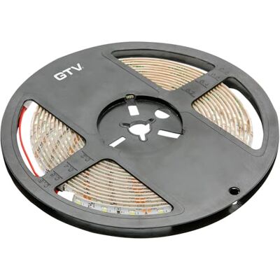 GTV LED-remsa kall vit blixt 2835 MW, 5 m rulle med 300 lysdioder, IP65 vattentät, dimbar, 12 V, 3,7 Wm, 8 mm brett, 6 500 K ljusband för kök, möbelbelysning GTV LED-remsa kall vit blixt 2835 MW, 5 m rulle med 300 lysdioder, IP65 vattentät, dimbar, 12 V, 3,7 Wm, 8 mm brett, 6 500 K ljusband för kök, möbelbelysning