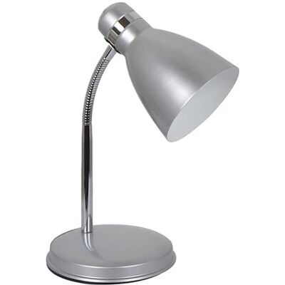 WatioWave Flexo i metall, silver, E14, 25 W effekt, perfekt för arbets- och läsbelysning WatioWave Flexo i metall, silver, E14, 25 W effekt, perfekt för arbets- och läsbelysning