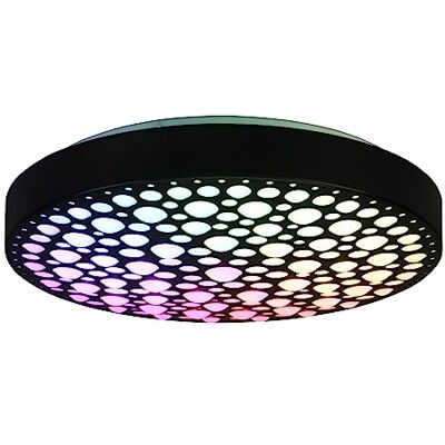 RL LIVE YOUR LIGHT Reality Leuchten LED-taklampa Chizu R67161132, matt plast, inkl. 22 watt regnbågs-LED, fjärrkontroll, dimmer, färgförändring, nattlampa RL LIVE YOUR LIGHT Reality Leuchten LED-taklampa Chizu R67161132, matt plast, inkl. 22 watt regnbågs-LED, fjärrkontroll, dimmer, färgförändring, nattlampa