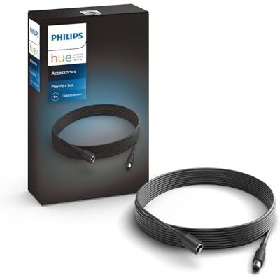 Philips Play Light bar förlängningssladd: 5 meter, accessoar, svart Philips Play Light bar förlängningssladd: 5 meter, accessoar, svart