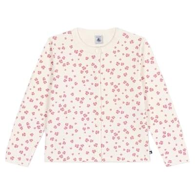Petit Bateau A0e7901 bomullstryck barncardigan flickdagskläder (1 st), Flerfärgad ecru, 12 �r Petit Bateau A0e7901 bomullstryck barncardigan flickdagskläder (1 st), Flerfärgad ecru, 12 �r