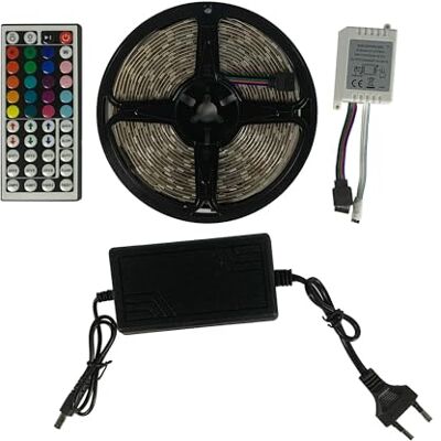 tempo di saldi 5 meter 300 LED Led Multifärg med fjärrkontroll självhäftande remsa spole tempo di saldi 5 meter 300 LED Led Multifärg med fjärrkontroll självhäftande remsa spole
