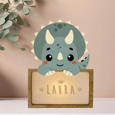 WONDEE Personlig Triceratops nattlampa för spädbarn och personlig nattlampa för barn personlig present för pojkar och flickor sänglampa dekoration för bebisrum WONDEE Personlig Triceratops nattlampa för spädbarn och personlig nattlampa för barn personlig present för pojkar och flickor sänglampa dekoration för bebisrum
