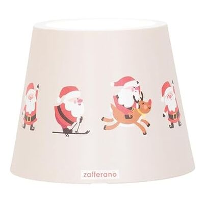 Zafferano , Poldina Cover Specialutgåva för jul, Lampskärm i Metall till Bordslampa, Kompatibel med Poldina-Lampor, Italiensk Design, Ø11,4 x 8,9 CM, Färg Beige Jultomten Zafferano , Poldina Cover Specialutgåva för jul, Lampskärm i Metall till Bordslampa, Kompatibel med Poldina-Lampor, Italiensk Design, Ø11,4 x 8,9 CM, Färg Beige Jultomten