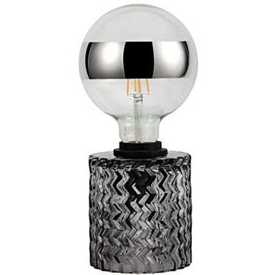 Pauleen 48083 Crystal Smoke Bordslampa Max 20 W E27 Retrolampa Vintage Rökfärgat glas Bordslampa 230 V Glas Pauleen 48083 Crystal Smoke Bordslampa Max 20 W E27 Retrolampa Vintage Rökfärgat glas Bordslampa 230 V Glas