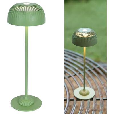 LuminexDesigns Trådlös touch, dimbar grön bord, batteridriven lampa för moderna vardagsrum eller arbetsplatser LuminexDesigns Trådlös touch, dimbar grön bord, batteridriven lampa för moderna vardagsrum eller arbetsplatser