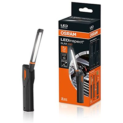OSRAM LEDinspect SLIM500, LED-inspektionslampa, 6000K, uppladdningsbar LED-arbetslampa, magnetisk, flexibel, inkl. krok OSRAM LEDinspect SLIM500, LED-inspektionslampa, 6000K, uppladdningsbar LED-arbetslampa, magnetisk, flexibel, inkl. krok