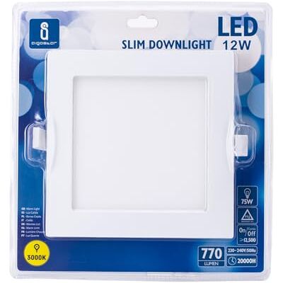 Blendend Square infälld LED downlight 12W varmt ljus, låg strömförbrukning, perfekt för inomhusbelysning och mysiga miljöer. Blendend Square infälld LED downlight 12W varmt ljus, låg strömförbrukning, perfekt för inomhusbelysning och mysiga miljöer.