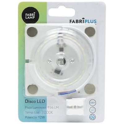 Zarivy LED-skiva 12 W 3000K vit fyrkantig 6 x 6 x 1 cm 936 lm magnetisk för effektiv belysning i tak och väggar. Zarivy LED-skiva 12 W 3000K vit fyrkantig 6 x 6 x 1 cm 936 lm magnetisk för effektiv belysning i tak och väggar.