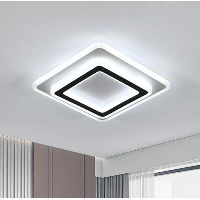 Comely Modern LED-taklampa, 38 W, 4 275 LM, enkel fyrkantig LED-taklampa, taklampa för vardagsrum, sovrum, hall, kall vit 6 500 K Comely Modern LED-taklampa, 38 W, 4 275 LM, enkel fyrkantig LED-taklampa, taklampa för vardagsrum, sovrum, hall, kall vit 6 500 K