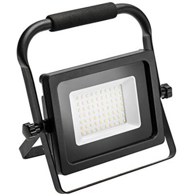 GTV LED-strålkastare iNEXT med handtag, 30 W, 2 400 lm, AC220–240 V, 50/60 Hz, PF>0,9, RA>80, IP65, 120°, 6400 GTV LED-strålkastare iNEXT med handtag, 30 W, 2 400 lm, AC220–240 V, 50/60 Hz, PF>0,9, RA>80, IP65, 120°, 6400