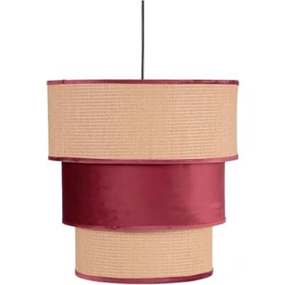 Zarivy Hänge med 3 skärmar E27, vinröd, mått 37 cm, perfekt för belysning och dekoration av moderna utrymmen. Zarivy Hänge med 3 skärmar E27, vinröd, mått 37 cm, perfekt för belysning och dekoration av moderna utrymmen.