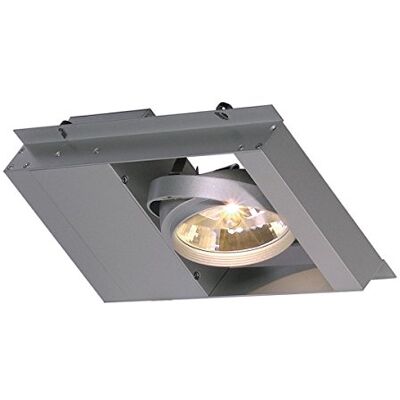 SLV 1er QRB MODUL för AIXlight-hängsystem, silvergrå, max. 100 W, kartanisk, 60°, aluminium SLV 1er QRB MODUL för AIXlight-hängsystem, silvergrå, max. 100 W, kartanisk, 60°, aluminium