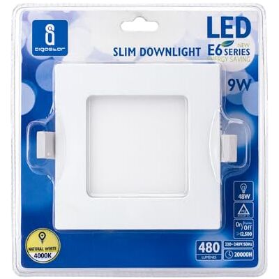 Blendend E6 infälld fyrkantig LED-spotlight på 9 W, perfekt för att skapa ljusa miljöer med naturligt ljus, perfekt för inomhus och eleganta utrymmen. Energieffektiv och modern design. Blendend E6 infälld fyrkantig LED-spotlight på 9 W, perfekt för att skapa ljusa miljöer med naturligt ljus, perfekt för inomhus och eleganta utrymmen. Energieffektiv och modern design.