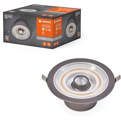 LEDVANCE DECOR FIL DL HALO downlight 166 mm, silver, 7 W, 620 lm, trådlös, modern filamentdesign, individuell ljusstyrningskontroll, dimbar, separat omkopplingsbara lysringar, IP20, 2700 K LEDVANCE DECOR FIL DL HALO downlight 166 mm, silver, 7 W, 620 lm, trådlös, modern filamentdesign, individuell ljusstyrningskontroll, dimbar, separat omkopplingsbara lysringar, IP20, 2700 K