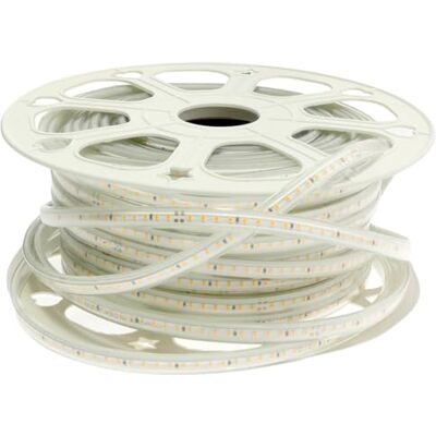 VoltShine LED-remsa 220VAC SMD2835 14,4 W/m, 50 m, blå – dekorativ och omgivande belysning, lämplig för utomhus och inomhus VoltShine LED-remsa 220VAC SMD2835 14,4 W/m, 50 m, blå – dekorativ och omgivande belysning, lämplig för utomhus och inomhus