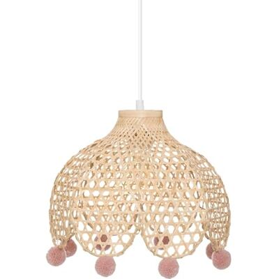 WELL HOME MOBILIARIO & DECORACIÓN Well Home Bambu pendellampa med utsvängd design Ø28 cm WELL HOME MOBILIARIO & DECORACIÓN Well Home Bambu pendellampa med utsvängd design Ø28 cm