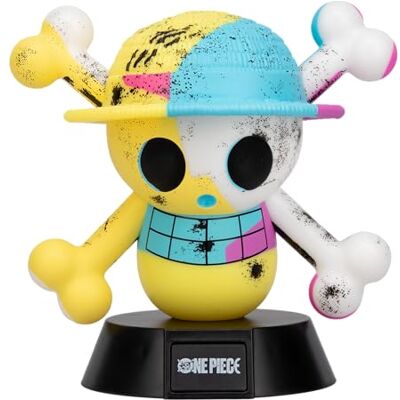 Paladone One Piece Jolly Roger Icon Light – 11 cm döskalle och hatt karaktär – Netflix sovrum eller skrivbord Paladone One Piece Jolly Roger Icon Light – 11 cm döskalle och hatt karaktär – Netflix sovrum eller skrivbord