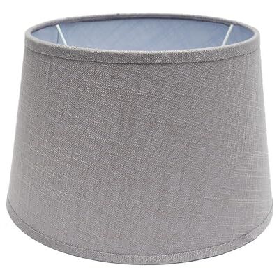 PRENDELUZ Lampskärm E27, grå, 40 x 30 x 25 cm, öppen konisk form, perfekt för att dekorera utrymmen och försiktigt sprida ljus. PRENDELUZ Lampskärm E27, grå, 40 x 30 x 25 cm, öppen konisk form, perfekt för att dekorera utrymmen och försiktigt sprida ljus.