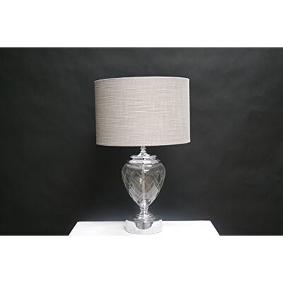 My Flair MyFlair Bord Alma 38 x 38 x 64 cm silvergrå efterbord lampa lampskärm My Flair MyFlair Bord Alma 38 x 38 x 64 cm silvergrå efterbord lampa lampskärm