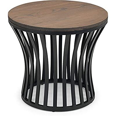 Julian Bowen Washington lampa bord, mocka alm/svart Julian Bowen Washington lampa bord, mocka alm/svart