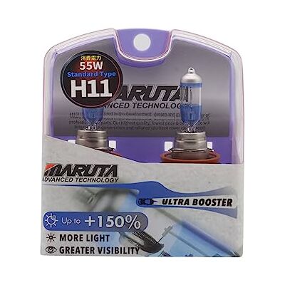 MARUTA MTEC H11 55W ULTRA BOOSTER MT-556-3800K Xenongashalogenlampor 150% ECE-märke MARUTA MTEC H11 55W ULTRA BOOSTER MT-556-3800K Xenongashalogenlampor 150% ECE-märke