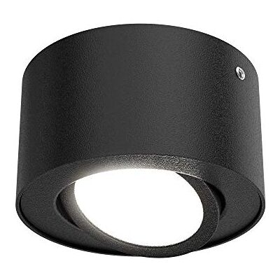 BRILONER lampor LED konstruktionslampa, taklampa 5 W, reflektor svängbar, 470 lumen, 3 000 kelvin, svart, Ø 9 cm BRILONER lampor LED konstruktionslampa, taklampa 5 W, reflektor svängbar, 470 lumen, 3 000 kelvin, svart, Ø 9 cm