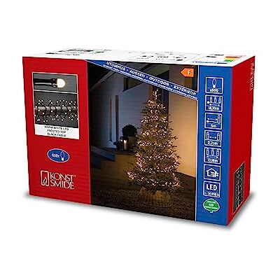 Konstsmide Micro LED kompaktlampor, 600 varmvita dioder, utomhus trafo, svart kabel – 3868-130, 3868-130EE, varm vit, 600 lysdioder Konstsmide Micro LED kompaktlampor, 600 varmvita dioder, utomhus trafo, svart kabel – 3868-130, 3868-130EE, varm vit, 600 lysdioder