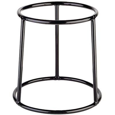 APS 33271 MULTI ROUND svart metall buffetställ med halkskyddsbeläggning, Ø 15,5/18 x 18 cm APS 33271 MULTI ROUND svart metall buffetställ med halkskyddsbeläggning, Ø 15,5/18 x 18 cm