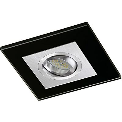 CristalRecord Class Infälld spotlight, aluminium, oscillerande 30, dekorativt glas, svart CristalRecord Class Infälld spotlight, aluminium, oscillerande 30, dekorativt glas, svart