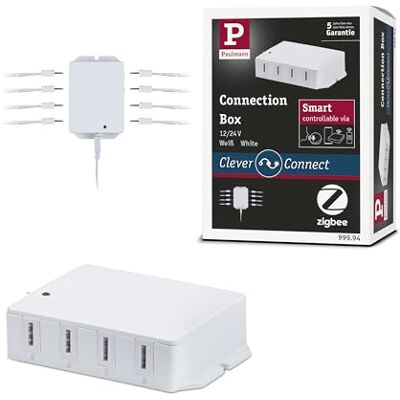 Paulmann 99994 Möbelarmatur Clever Connect Tillbehör Connection Box Smart Home Zigbee Tunable White Vit Arbetsbelysning Kökslampa Plast Paulmann 99994 Möbelarmatur Clever Connect Tillbehör Connection Box Smart Home Zigbee Tunable White Vit Arbetsbelysning Kökslampa Plast