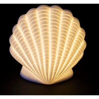 Tivoli Keramiskt dekorativt LED-skal 11 x 7 x 11 cm, hav Tivoli Keramiskt dekorativt LED-skal 11 x 7 x 11 cm, hav