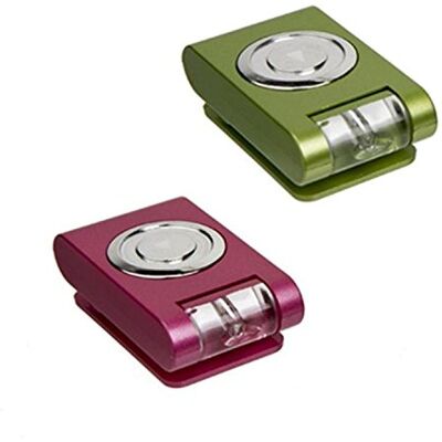 Mighty Bright Green and Pink LED Microclip Light Mighty Bright Green and Pink LED Microclip Light