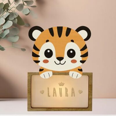 WONDEE Personlig nattlampa för bebisar och tiger för barn personlig gåva för pojkar och flickor sänglampa för bebisar (inkluderar USB-kabel) WONDEE Personlig nattlampa för bebisar och tiger för barn personlig gåva för pojkar och flickor sänglampa för bebisar (inkluderar USB-kabel)