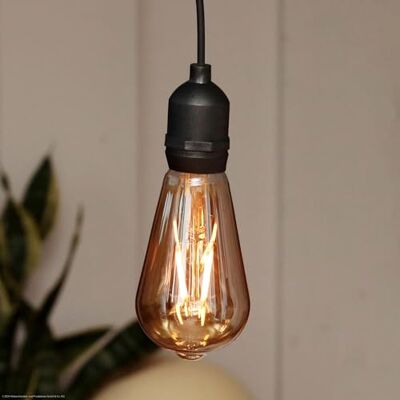 Hellum LED-hängande lampa med batteri och fjärrkontroll, dimbar, gyllene glödlampa utan el för utomhus- och inomhusbruk, dekorativ hänglampa, vattentät med timer för bröllop, utomhus, fest, jul 150407 Hellum LED-hängande lampa med batteri och fjärrkontroll, dimbar, gyllene glödlampa utan el för utomhus- och inomhusbruk, dekorativ hänglampa, vattentät med timer för bröllop, utomhus, fest, jul 150407