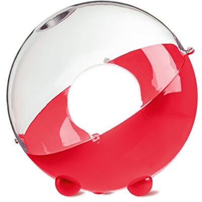 Koziol Golvlampa Orion, termoplast, transparent klar/hallonröd, 31,5 x 31,5 x 30,5 cm Koziol Golvlampa Orion, termoplast, transparent klar/hallonröd, 31,5 x 31,5 x 30,5 cm