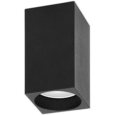 Orno Barbra taklampa kvadratisk GU10 IP20 50 W Max (köp glödlampa separat) (svart) Orno Barbra taklampa kvadratisk GU10 IP20 50 W Max (köp glödlampa separat) (svart)