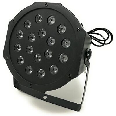 tempo di saldi RGB-spotlight spotlight stroboskoplampa 18 W 18 LED färger effekt låda, ljudsensor tempo di saldi RGB-spotlight spotlight stroboskoplampa 18 W 18 LED färger effekt låda, ljudsensor