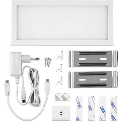 REV 2400012170 PANEL, LED bas ljus ultraplatt 6 mm – längd 23 cm, 4 W, 250 lm, vit REV 2400012170 PANEL, LED bas ljus ultraplatt 6 mm – längd 23 cm, 4 W, 250 lm, vit