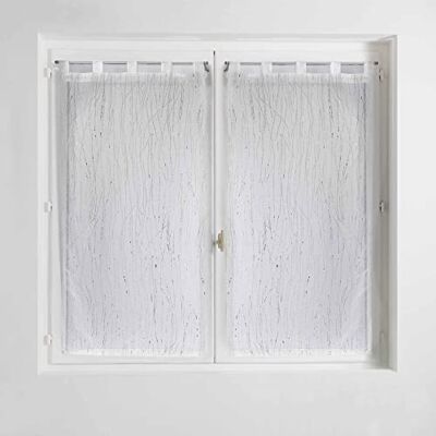 Douceur d'Intérieur interiör mjukhet par raka öglor 2 x 90 x 120 cm Slöja sand vägglampa Filiane vit Douceur d'Intérieur interiör mjukhet par raka öglor 2 x 90 x 120 cm Slöja sand vägglampa Filiane vit