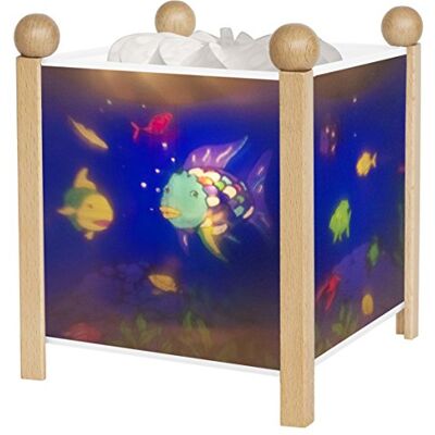 Trousselier 4366CGB 12 V "Magic Lantern Rainbow Fish" nattlampa Brun Trousselier 4366CGB 12 V "Magic Lantern Rainbow Fish" nattlampa Brun