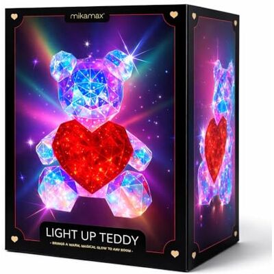 mikamax Light Up Teddy -40 cm mikamax Light Up Teddy -40 cm